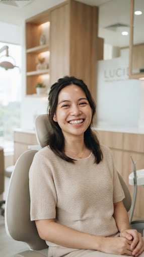 Crowns before and after result — Restored a fractured front tooth — seamless match