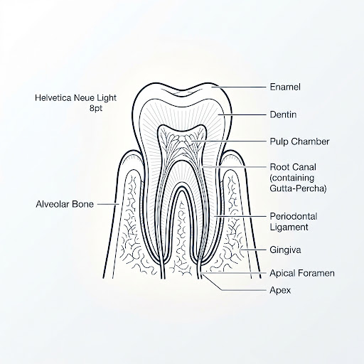 Relaxed patient during a gentle root canal procedure at Lucid