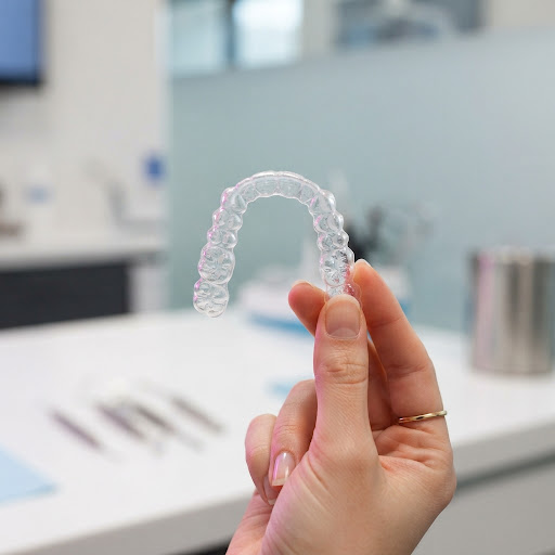 Invisalign transformation result — before and after